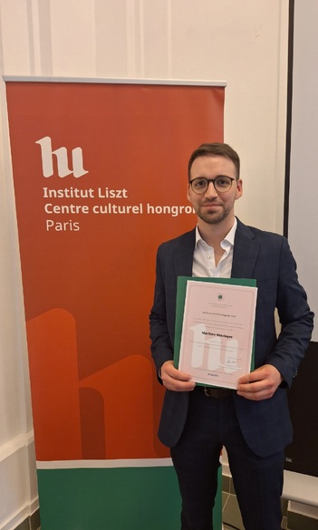 Le Prix Hungarica décerné à Mathieu Houdayer