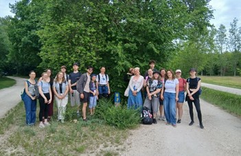 Tanszékünk hallgatói a Camino Húngaron